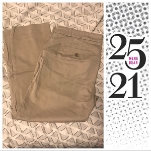 Banana republic crop khaki Avalon pant